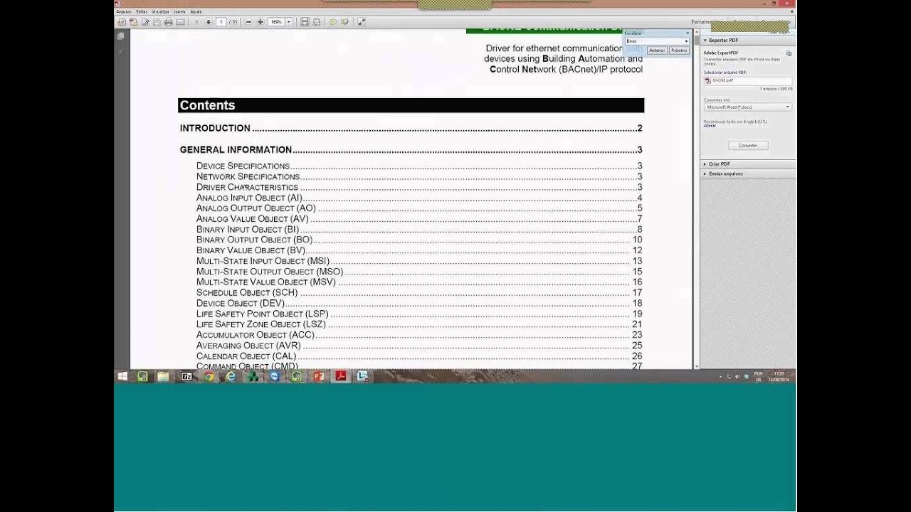 Using BacNET for Building Automation and Control Applications