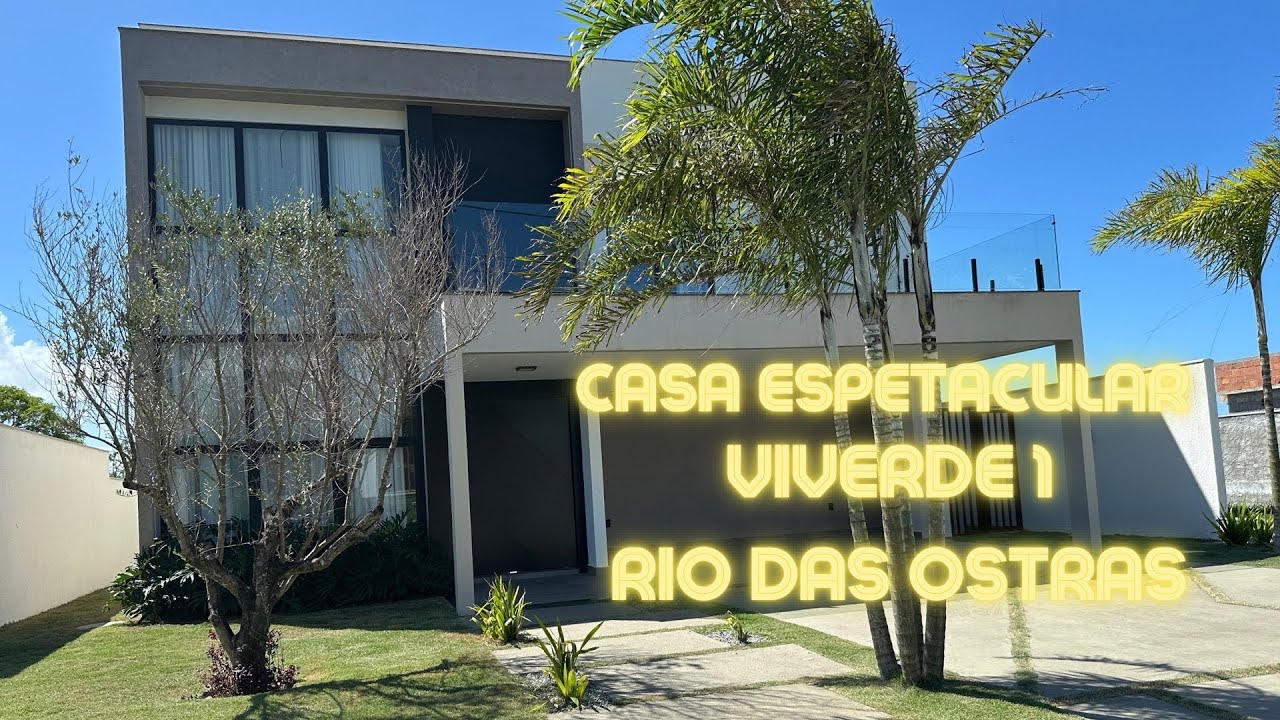 CASA SUNSET - 4 QUARTOS, VIVERDE 1, RIO DAS OSTRAS - RJ