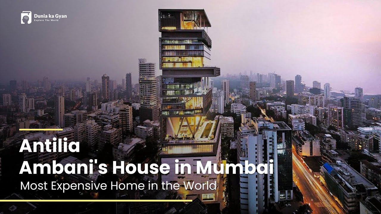 Antilia - Ambani's House in Mumbai 💈 Most Expensive Home in the World #ambani #antilia