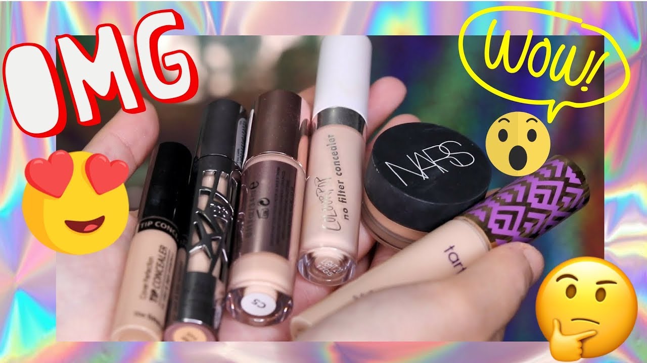 6 Concealer Review || Worth the Hype? (Tarte, NARS, The Saem, Colourpop, UD, Makeup Revolution)