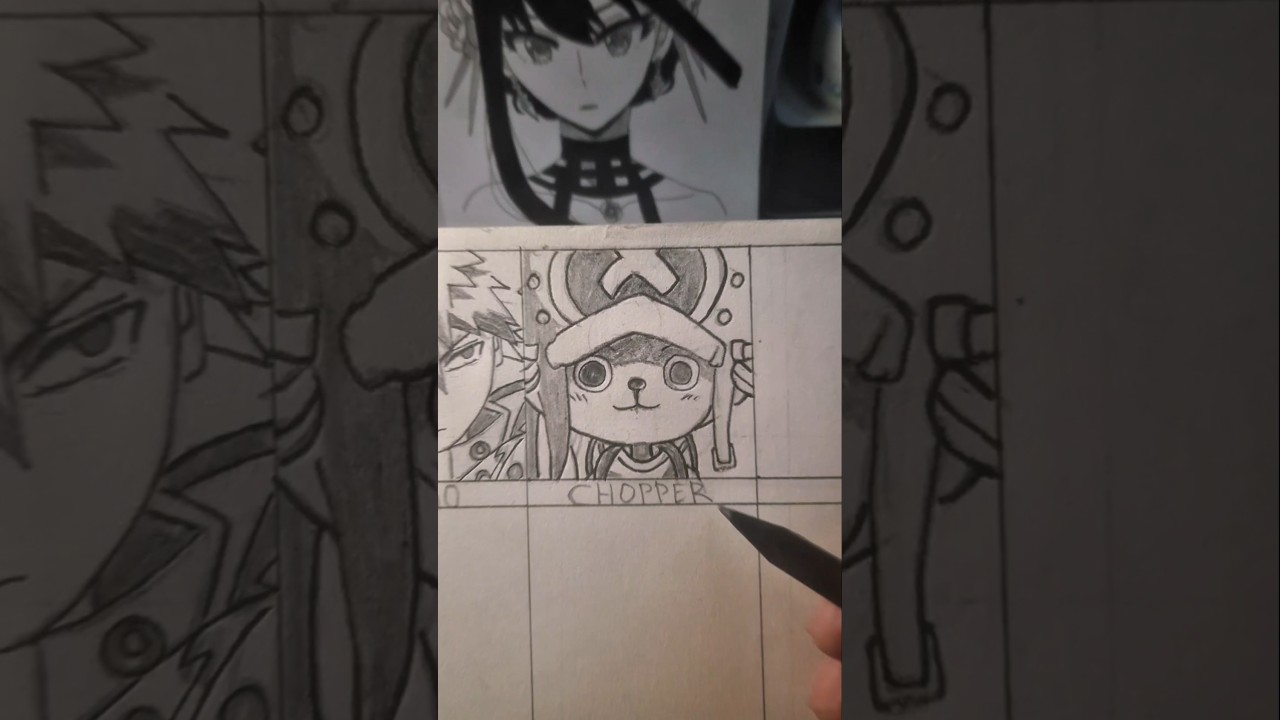 Рисунок Чоппера из One Piece (простой) 