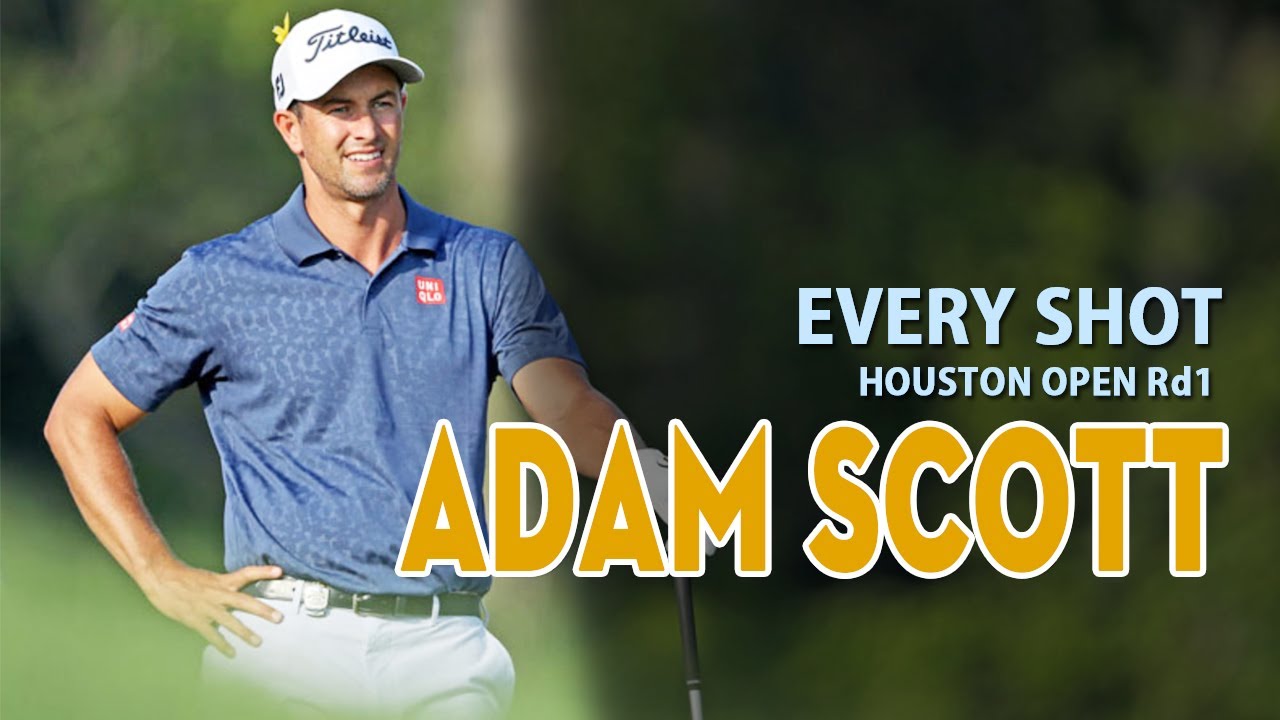 Adam Scott Every Shot at 2020 Vivint Houston Open Round 1