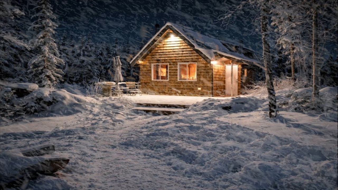 The sound of a blizzard in a lonely house | Snow falls, wind howls, lulling to deep sleep, destiny