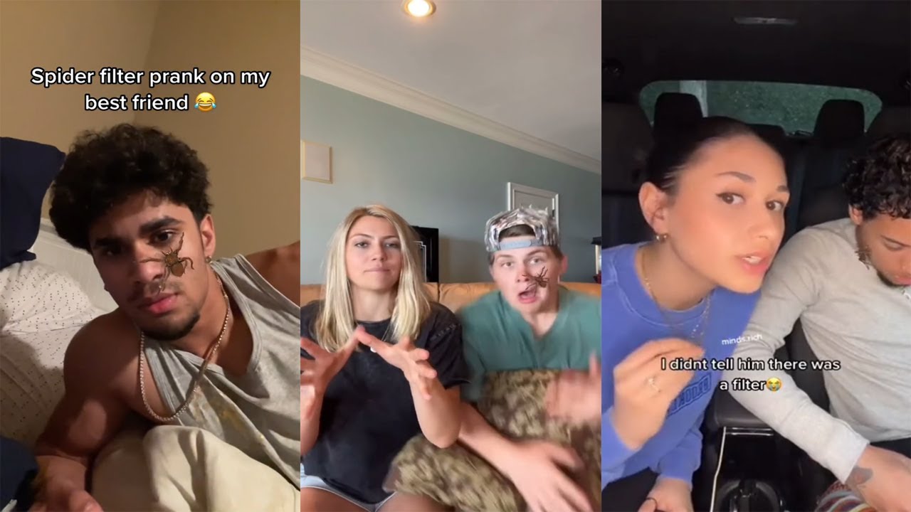 SPIDER FILTER - Best Couples Pranks part1 COMPILATION