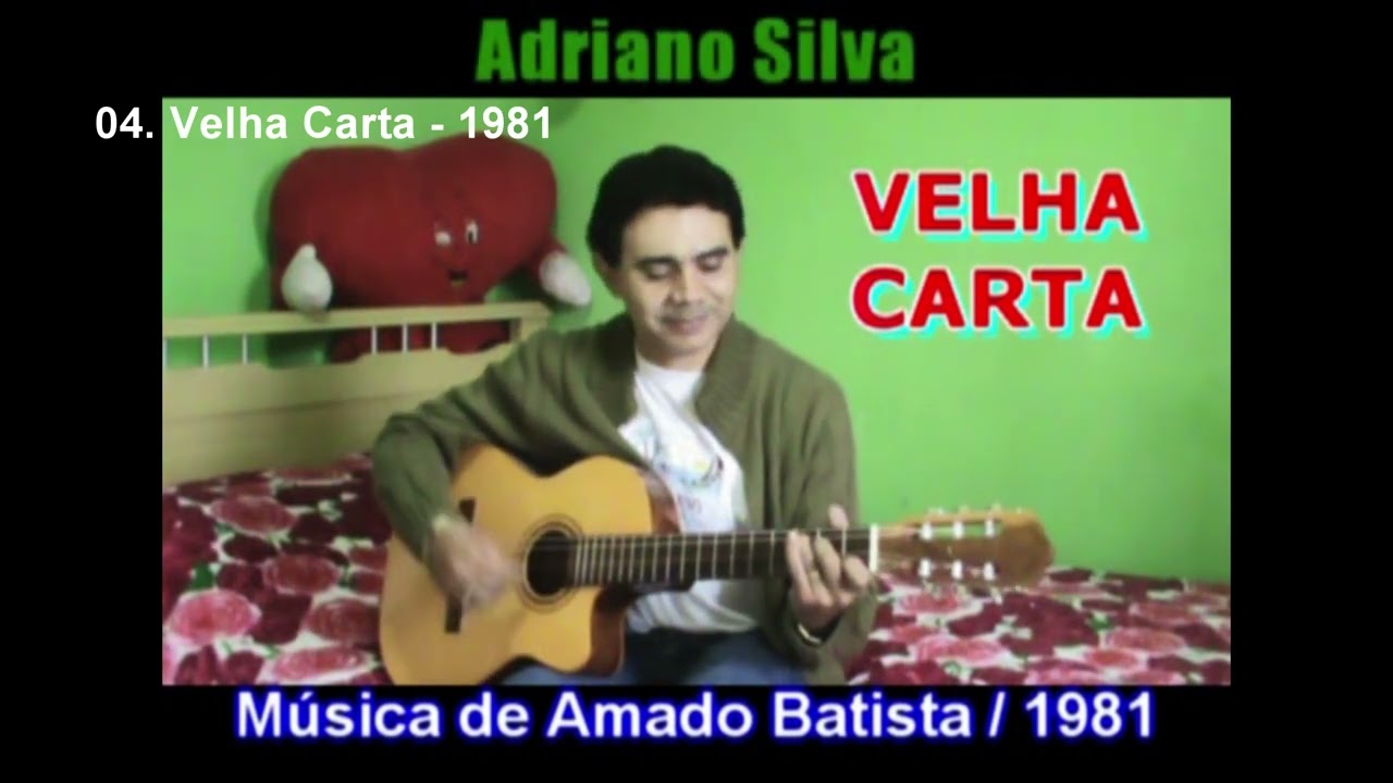 Adriano Silva - DVD Completo de Voz e Violão. Músicas de Amado Batista