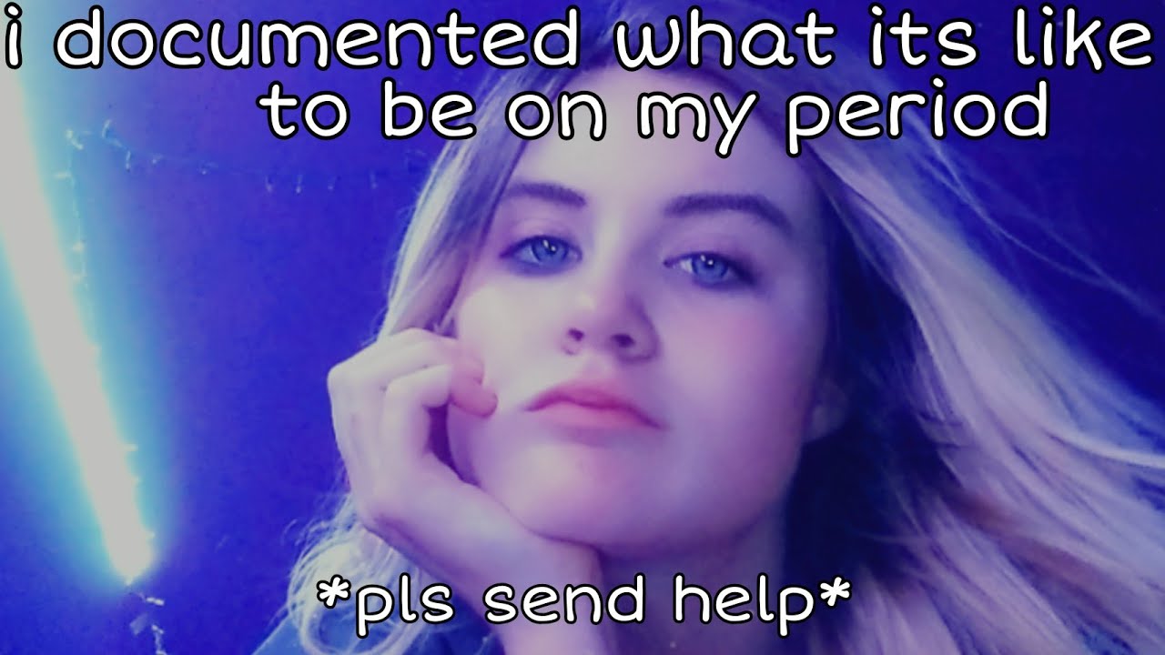 i documented what it's like to be on my period