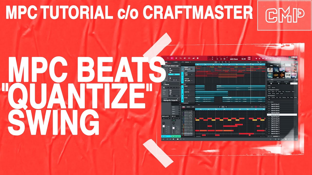 Учебное пособие по квантованию и свингу MPC BEATS