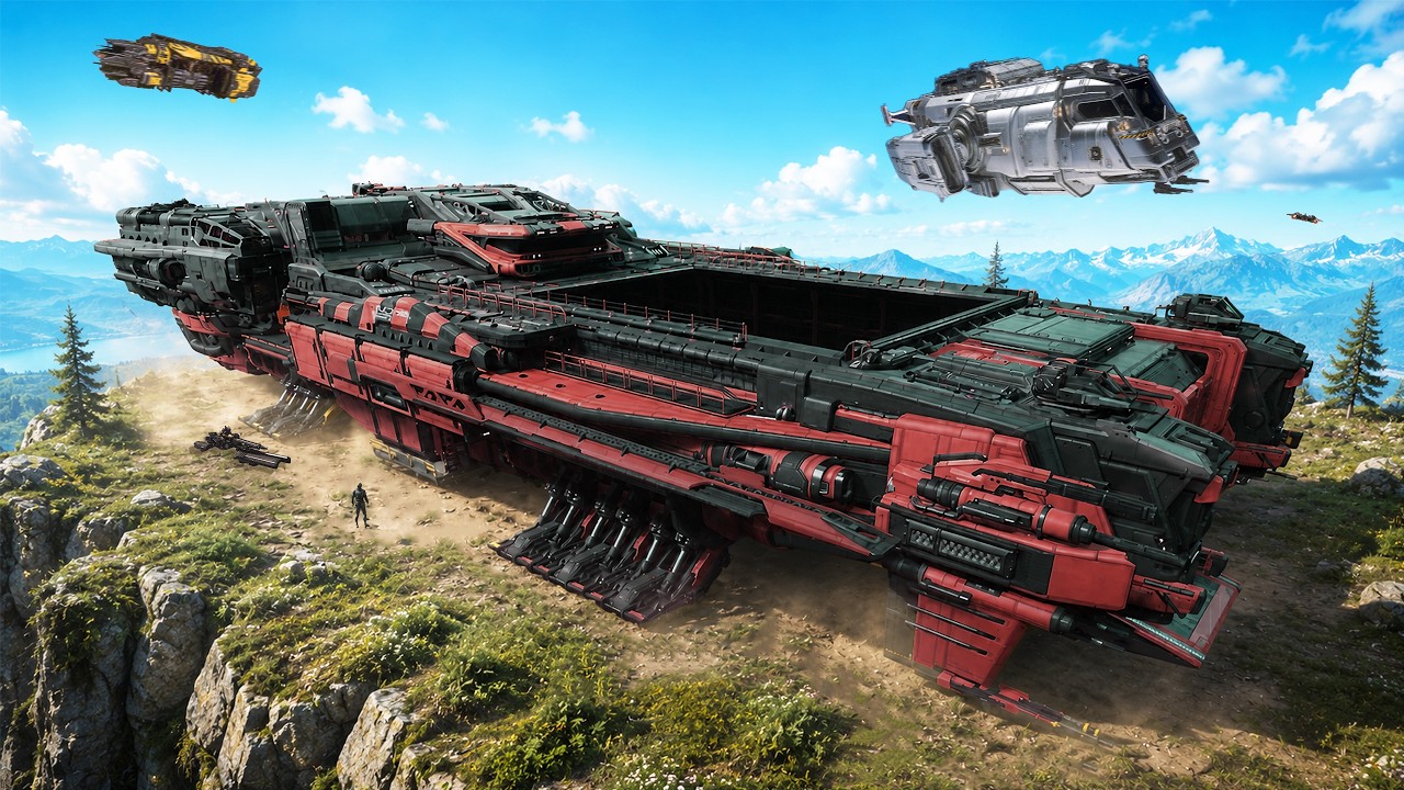 The Star Citizen Off Grid Dream..  (The Drake Ironclad)