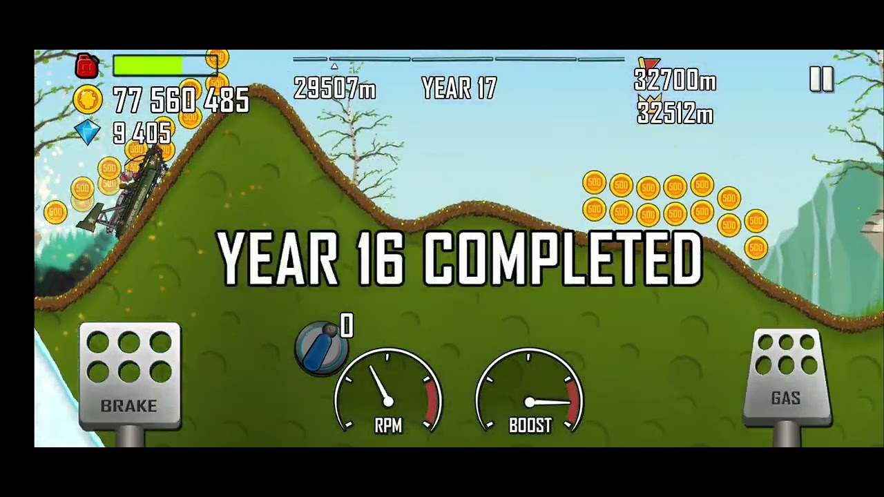 Hill Climb Racing : Super Off Road & Seasons 34189 m