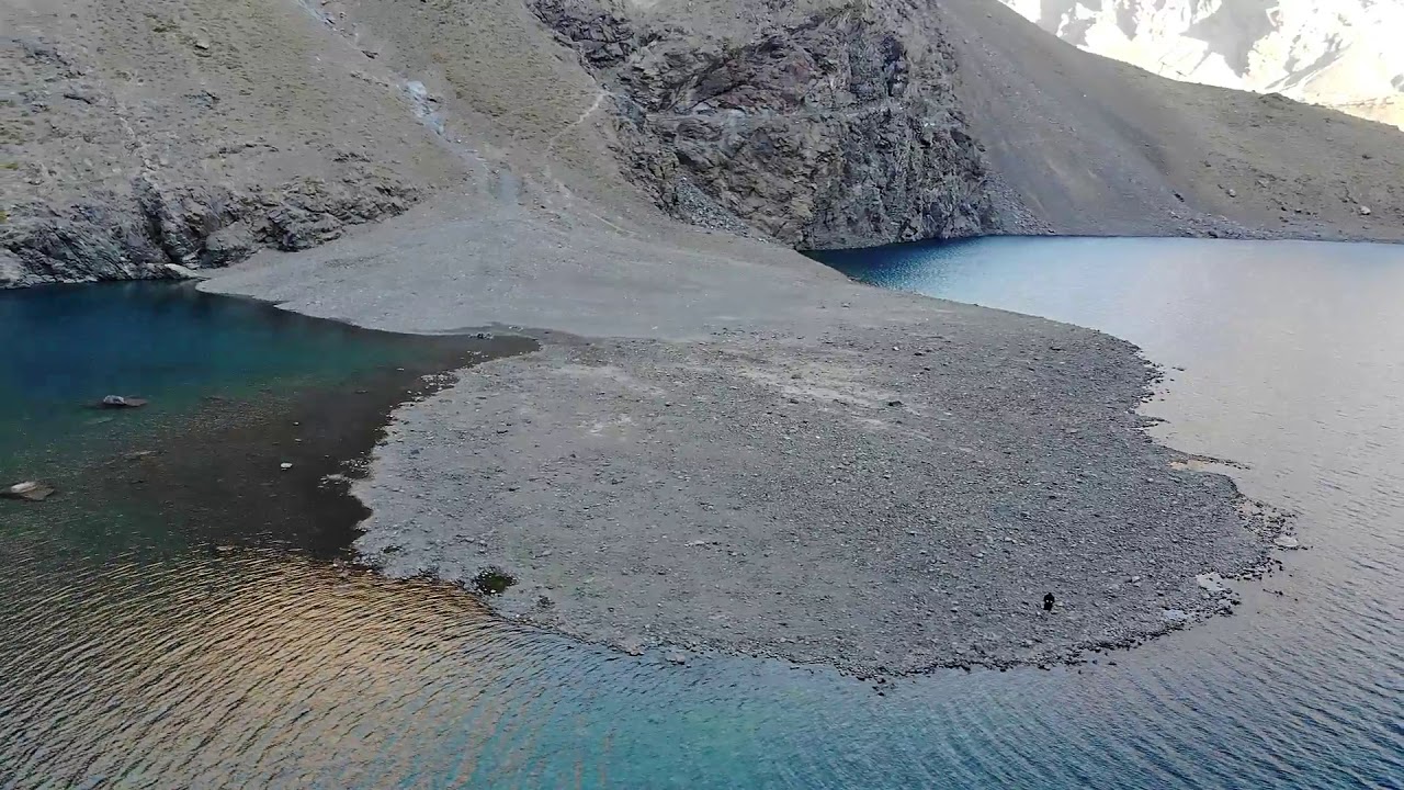 Laguna del Inca, Los Andes, Chile. By Drone Space Chile 4K