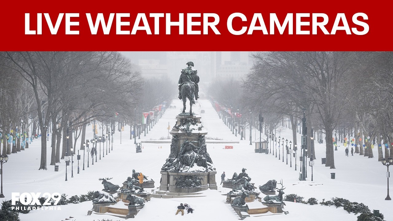 LIVE WEATHER CAMS ❄️ Double-digit snowfall expected in Philly, New Jersey