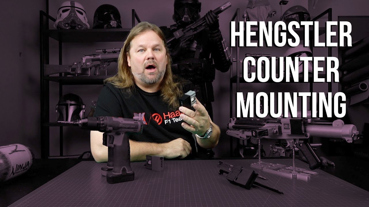Hengstler Counter Mounting on E-11 Blaster