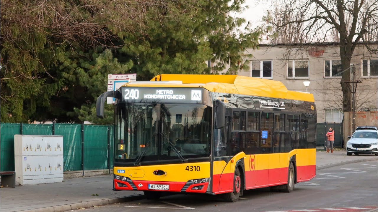 Solaris Urbino 12 IV CNG #4310 (MZA Warszawa) [🚍240]