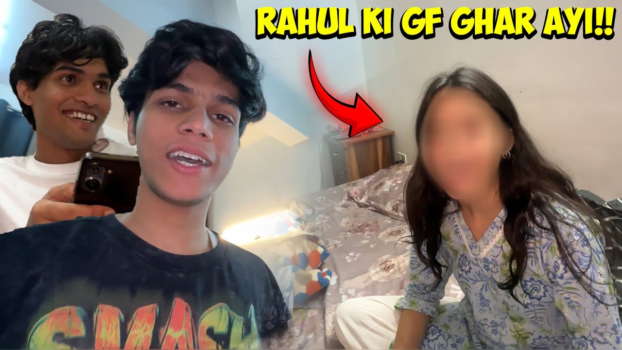 Rahul ki GF ghar ayi 🫣 || @adarshuc