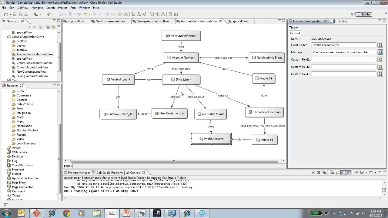 Event Handling Feature   CVP 10 5