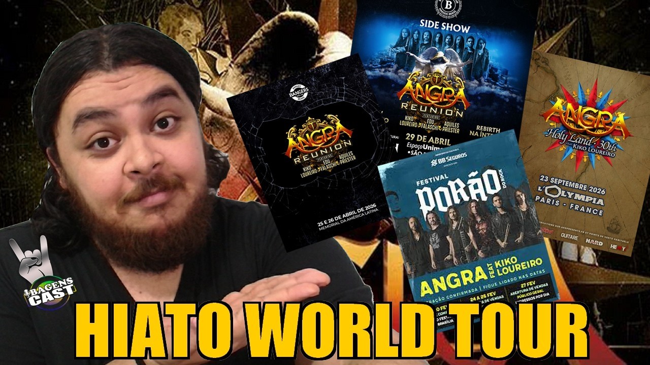 ANGRA ANUNCIA MAIS SHOWS! QUE HIATO É ESSE?