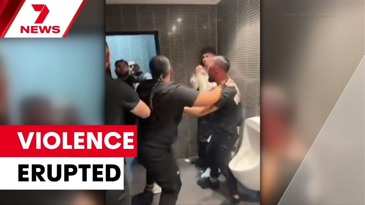 Four men in hospital after a wild brawl inside a Southbank restaurant. | 7NEWS