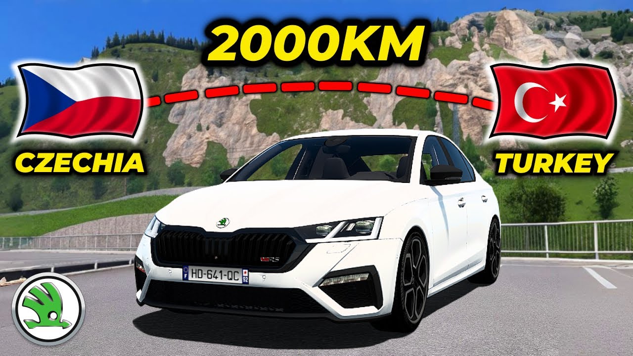 POV: Longest Car Road Trip | Czechia to Turkey | Euro Truck Simulator 2