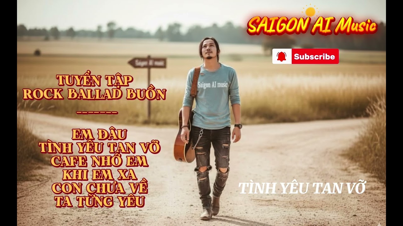 TUYỂN TẬP ROCK BALLAD BUỒN - 6 Ca Khúc Chạm Đến Trái Tim |tuyển tập ballad buồn |rock máu lửa