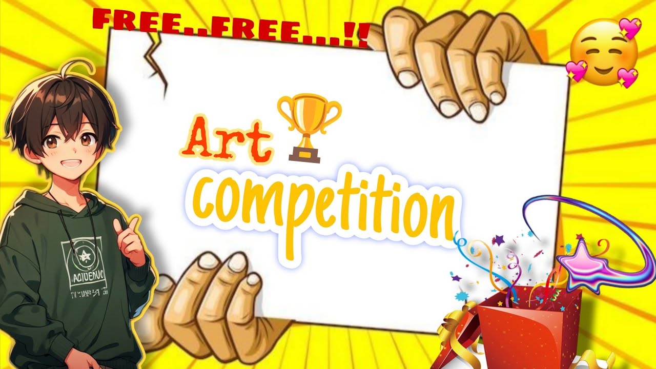 ART COMPETITION FOR YOU ! 😁🤩| MY FIRST ART COMPETITION