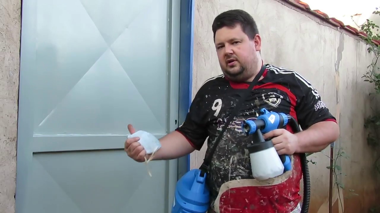 Como pintar um portão com Pistola de Pintura PPN