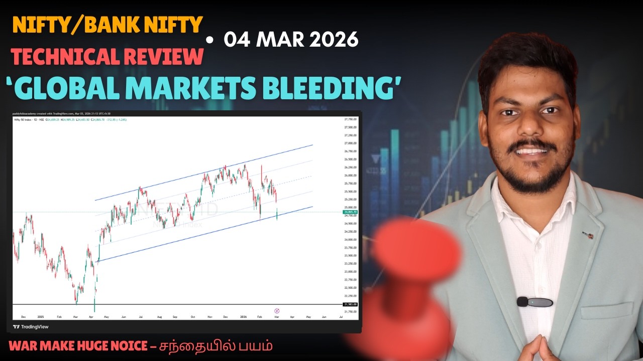 04 Mar 2026 Technical View Analysis I Nifty & BN I Tamil I Prabha Paddy