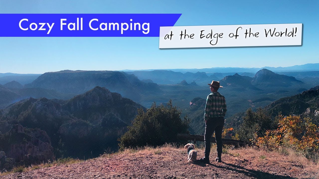 Cozy Fall 4Runner camping at the Edge of the World -- Sedona, Arizona. Pumpkin spice everything!