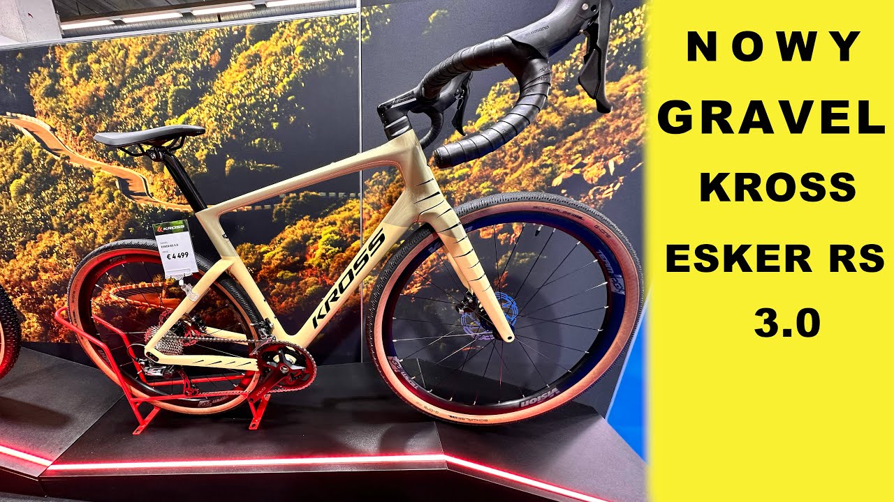 Gravel Kross Esker RS 3.0 carbon Nowość! Premiera. Projektowany w tunelu aerodynamicznym Nowy GRX