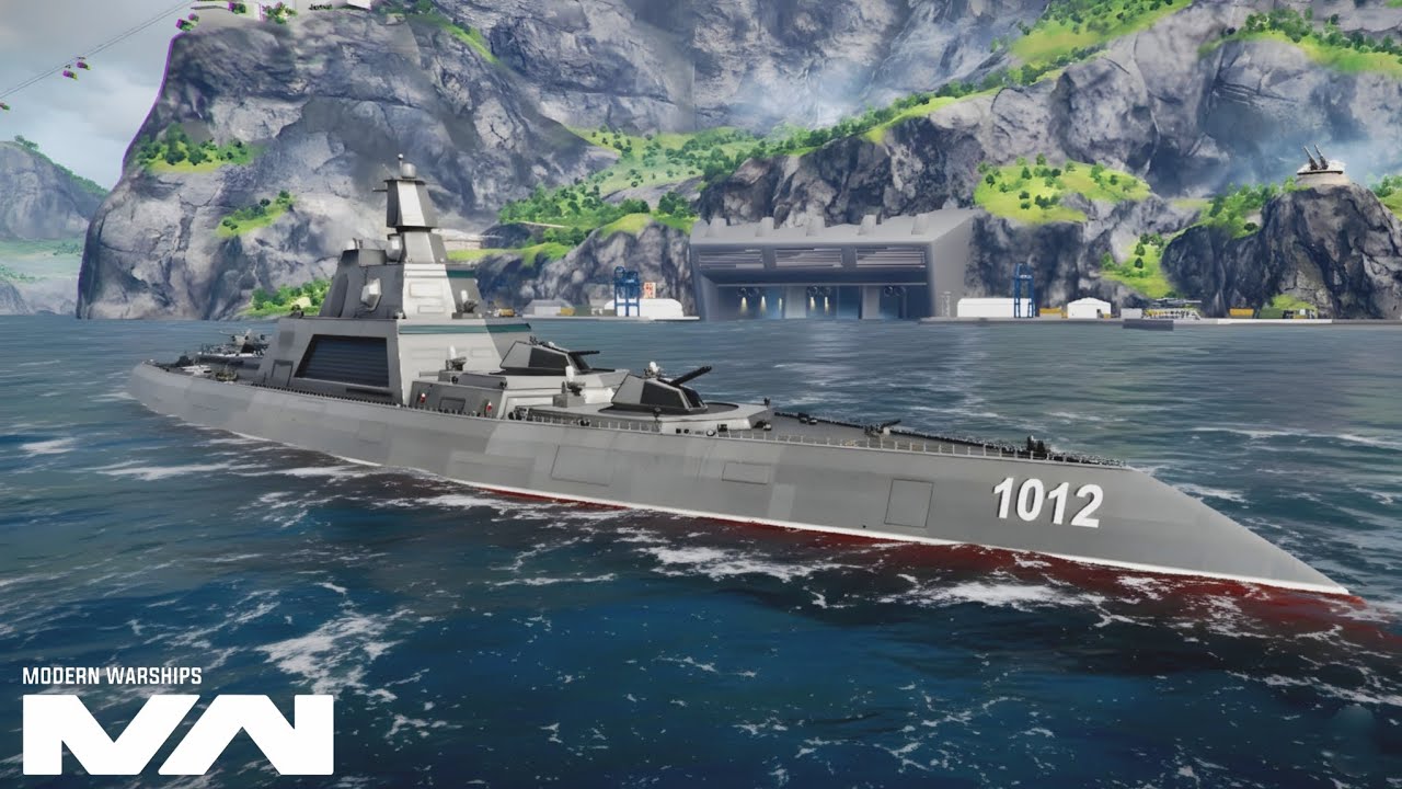 [USS MASSACHUSETTS] buff cannon damage Alpha Test: Modern Warships mobile gameplay