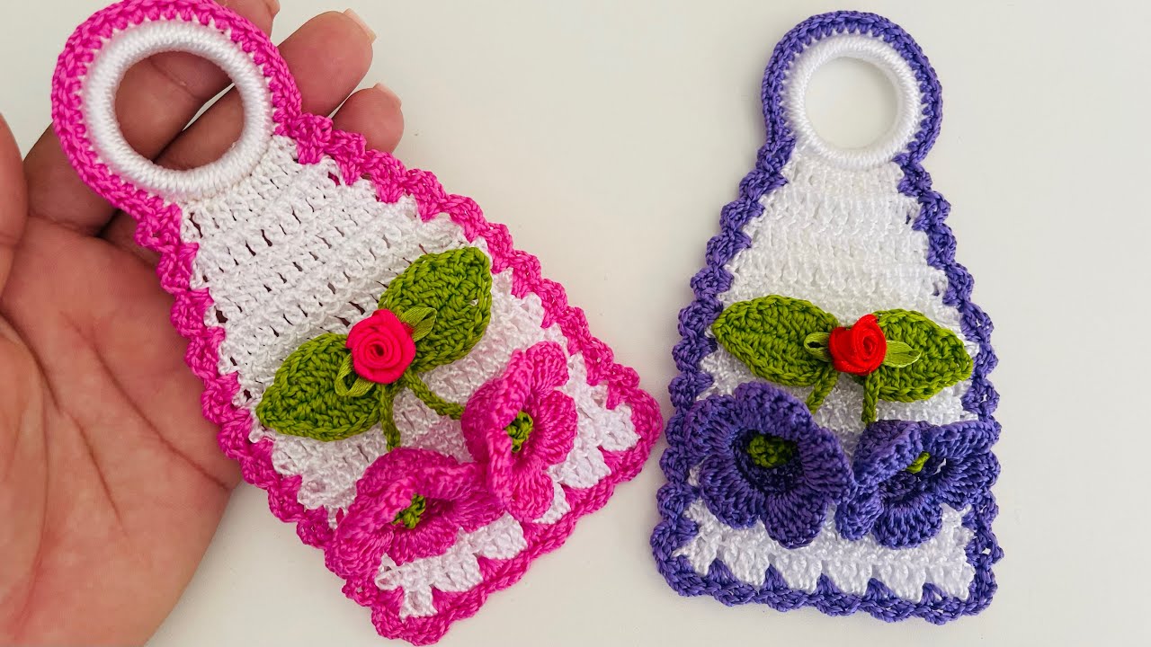 Porta isqueiro ou porta fósforo em crochê rápido e fácil