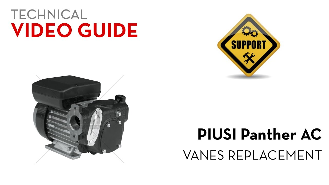Piusi Panther - Vanes Replacement
