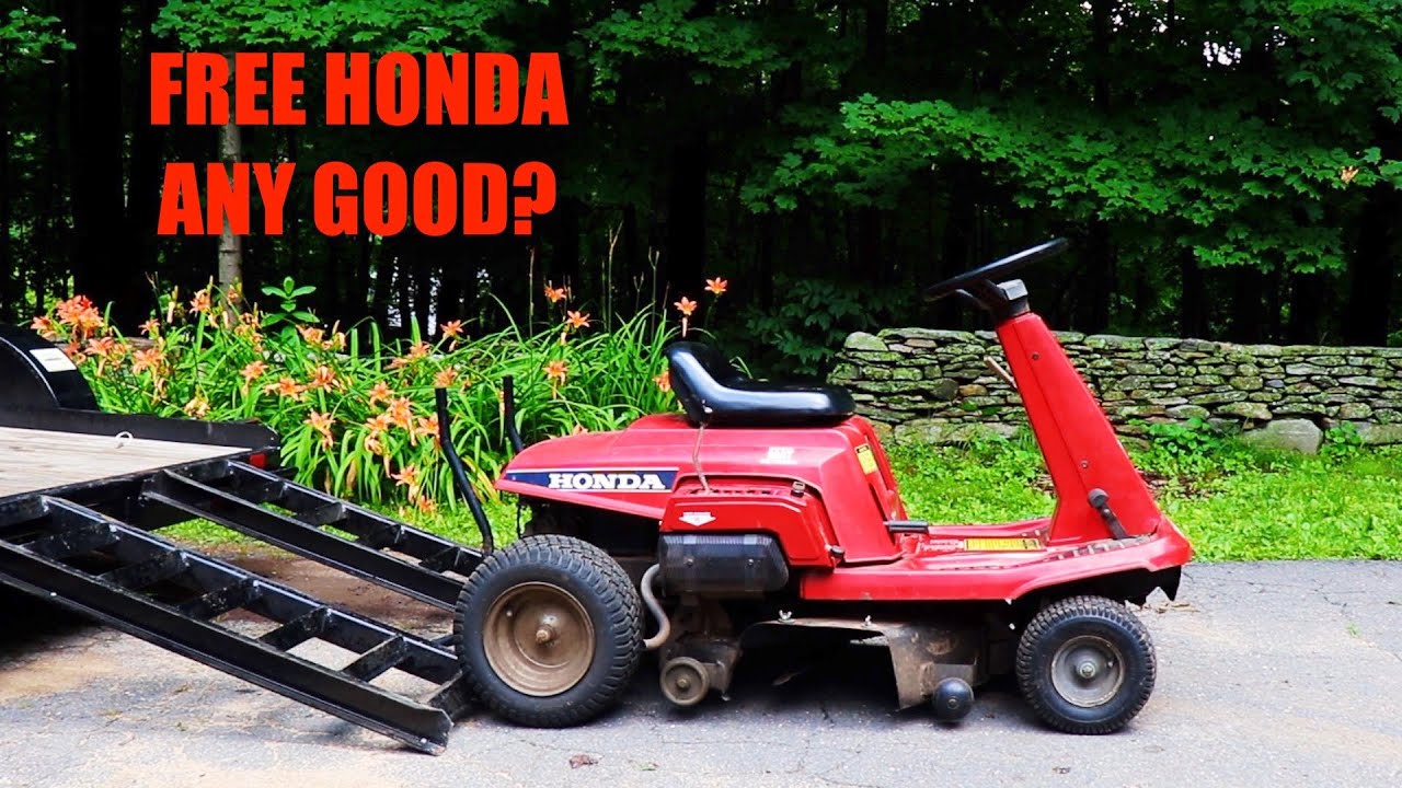 Будет ли работать? БЕСПЛАТНАЯ газонокосилка Honda Riding.