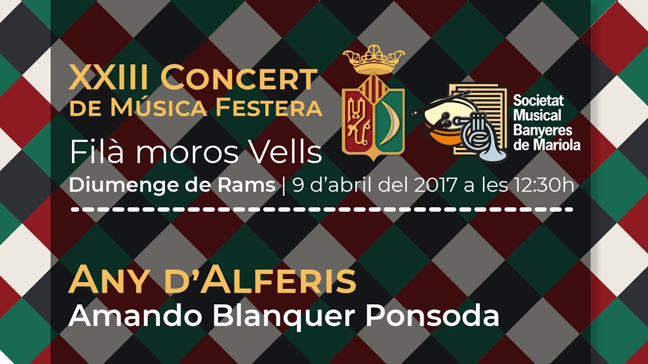Any d'Alferis, marxa mora de Amando Blanquer Ponsoda | SMBM