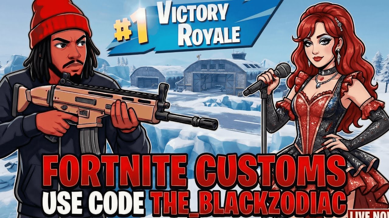 🔴LIVE Fortnite Customs/Fashion Shows with MASSIVE GiVEAWAYS!!