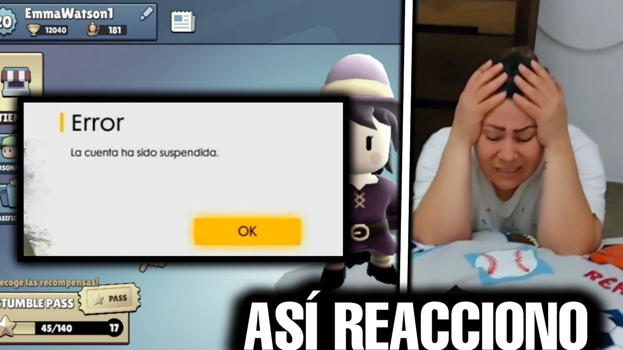 LE BANEAN LA CUENTA DE STUMBLE GUYS A MI MAMÁ!! 😞 BROMA PESADA