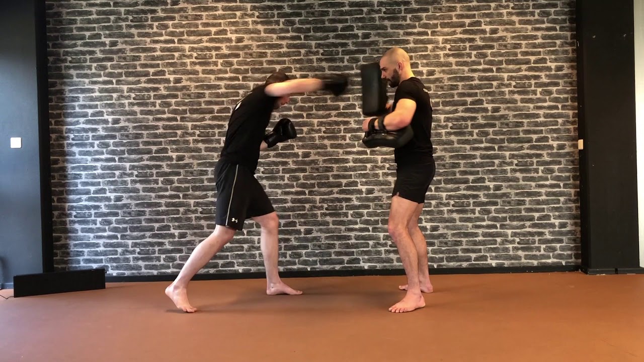 Boks Pads training