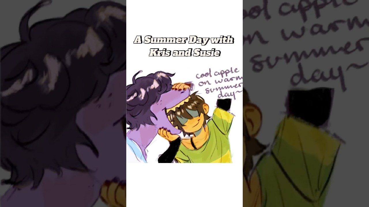 A Summer Day with Kris and Susie #deltarune #kris #susie #undertale #shorts