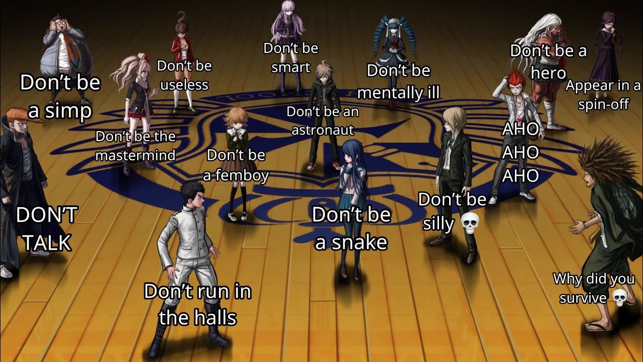 53 способа выжить в Danganronpa