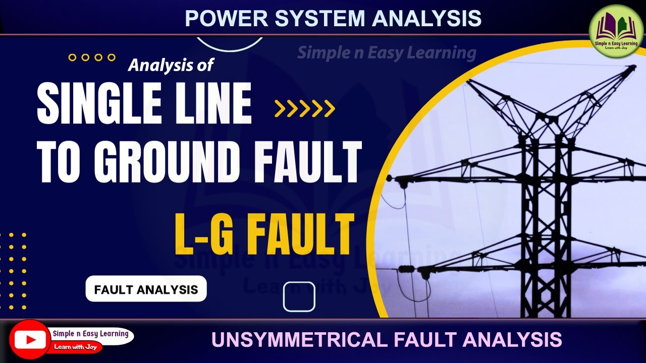 Single Line to Ground Fault Derivation | LG Fault | SLG Fault| Fault Analysis| Power System Analysis