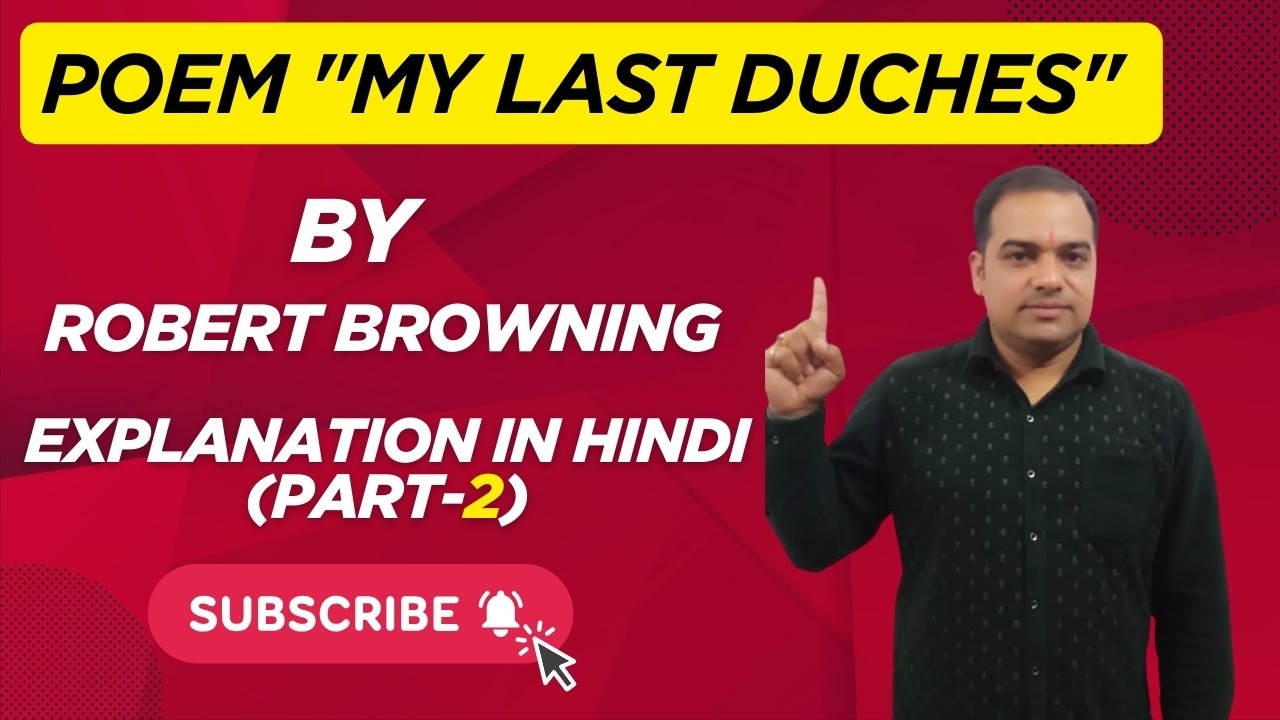 Robert Browning’s My Last Duchess 📚| Easy Hindi Explanation (Part-2) | U.S. English Academy