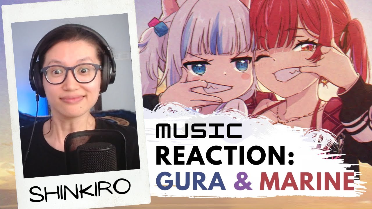 Gawr Gura & Houshou Marine 