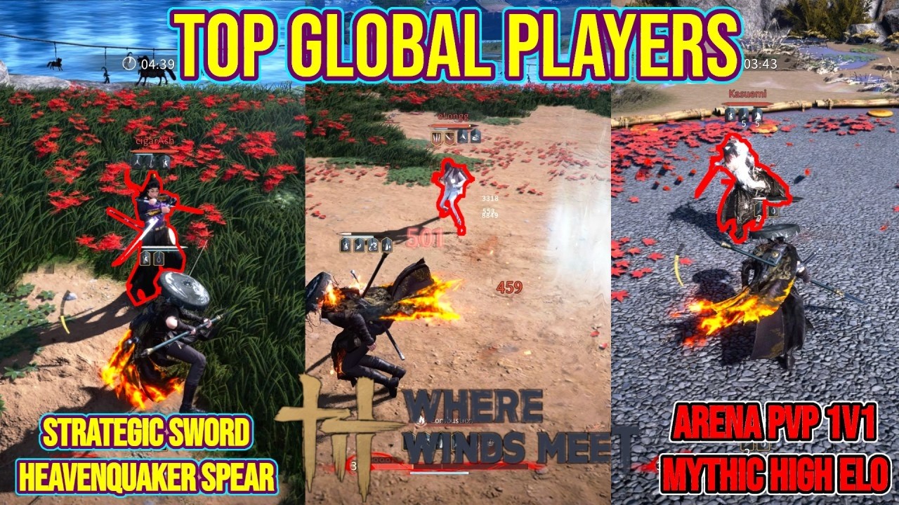 WWM PVP Arena 1v1 Mythic High Elo Strategic Sword Heavenquaker Spear (EP16)