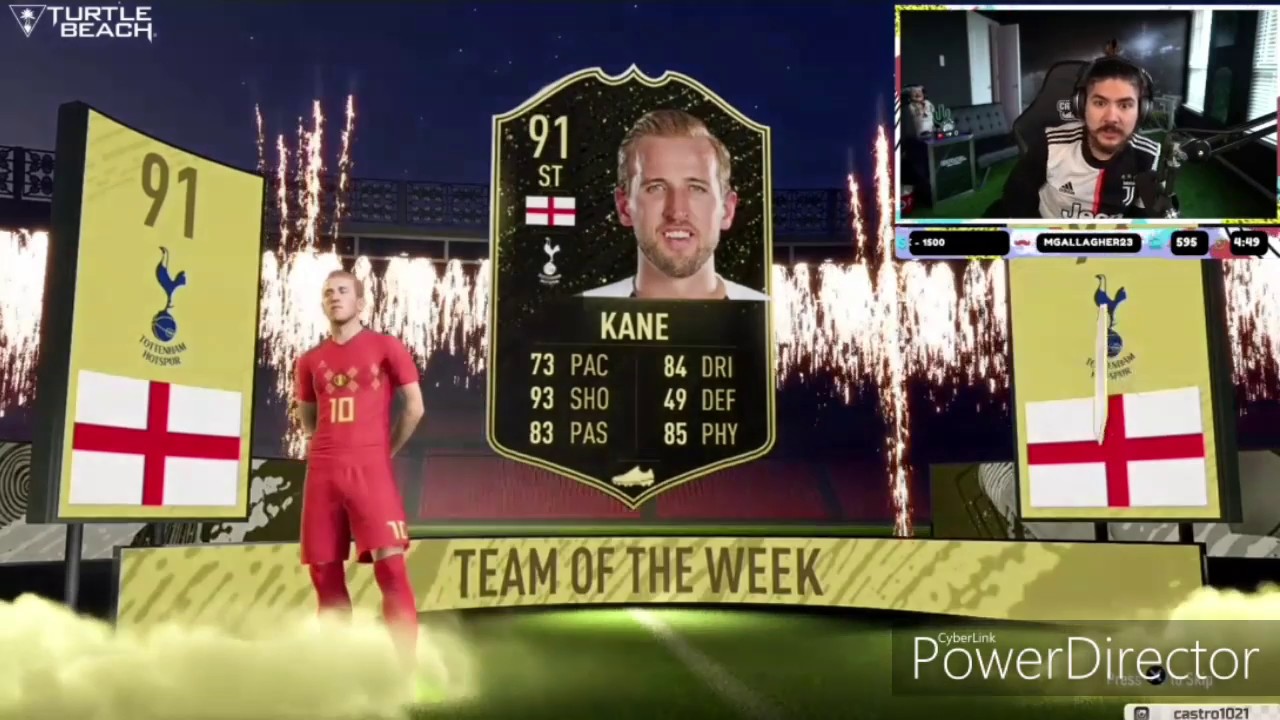 CASTRO PACKS MESSI 94, KANE INFORM 91 & TER STEGEN 90 IN 1 PACK!!