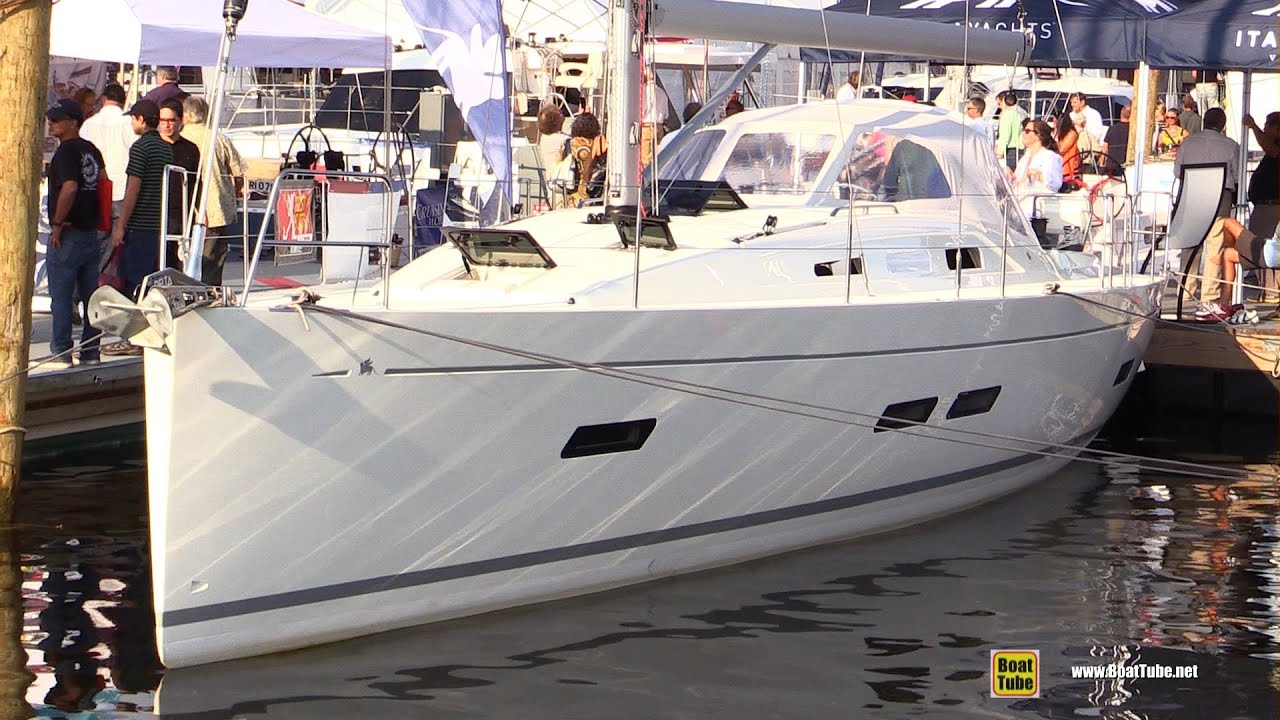 2016 Italia Yachts 13.98 47feet Sailing Yacht - Walkaround - 2015 Annapolis Sail Boat Show