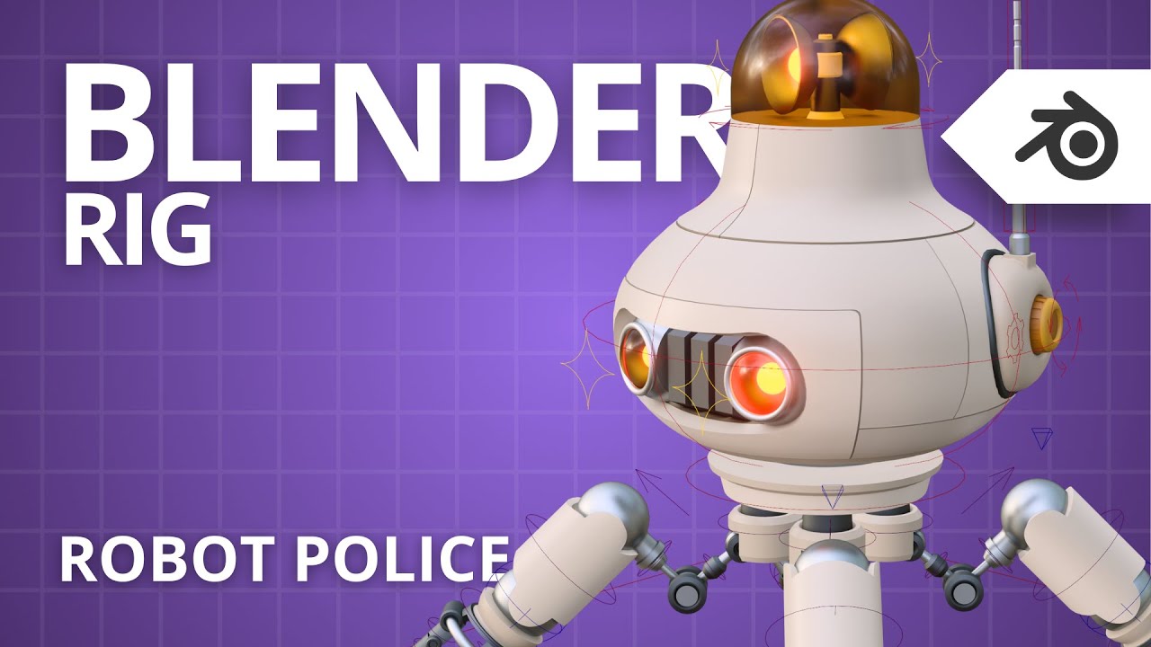 Robot Police || Blender Rig