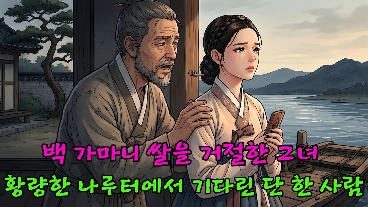 백 가마니 혼사를 거절하고 강가에서 기다린 여인, 미남 목재상이 되어 돌아온 정인| 야담 |옛날이야기 |민담 |전설 | 설화