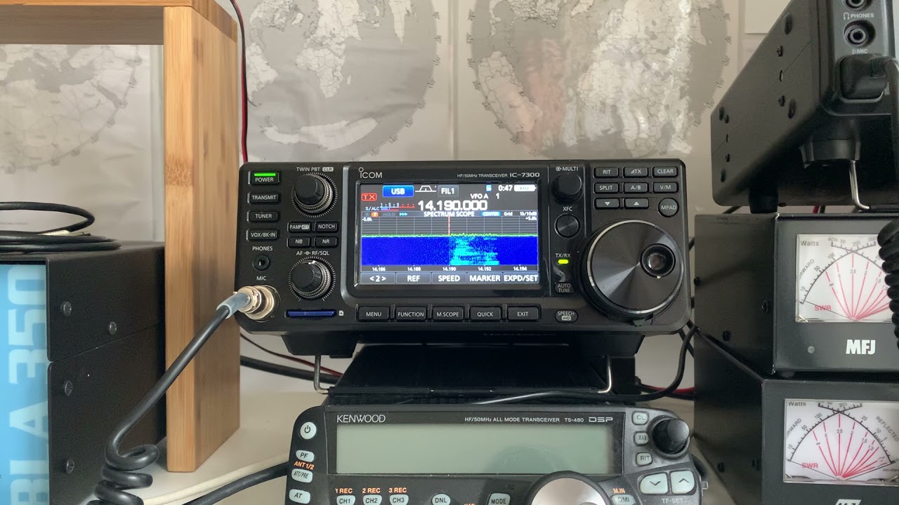 W4RN Virginia USA booming into Oxford on 14.190MHz 20m in the afternoon