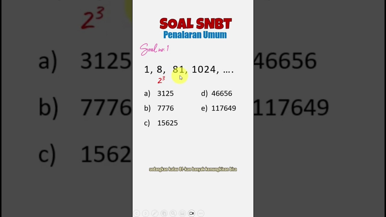 Sukses SNBT 2025 (Soal Penalaran Umum Part 1)
