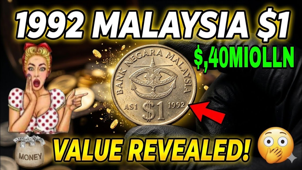 $,$$$:1992 BANK NEGARA MALAYSIA $1 COIN VALUE REVEALED