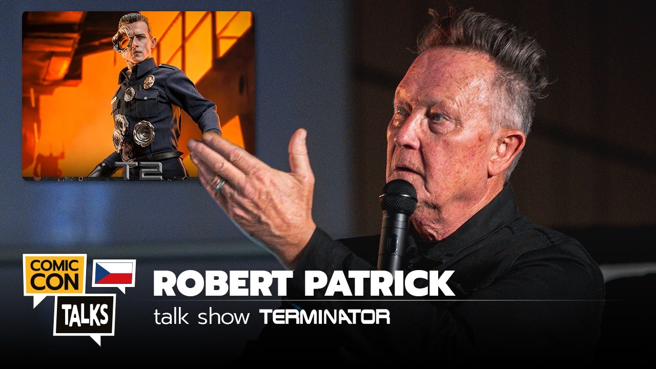 Sejmul jsem Arnolda! Terminátor talk show s legendárním T-1000 🤖 Drsně vtipný Robert Patrick v Praze